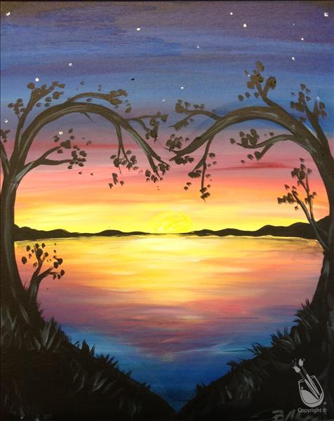 Lovely Lake Sunset