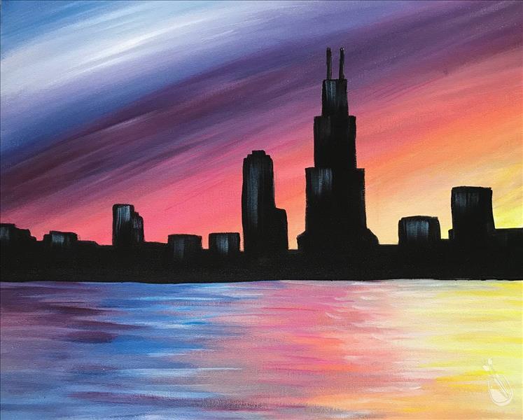 Colorful City Views ~ Blacklight