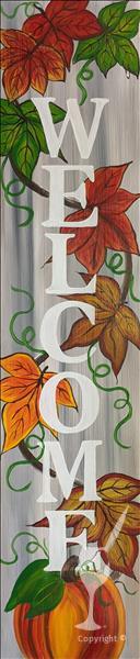 A Fall Leaf Welcome