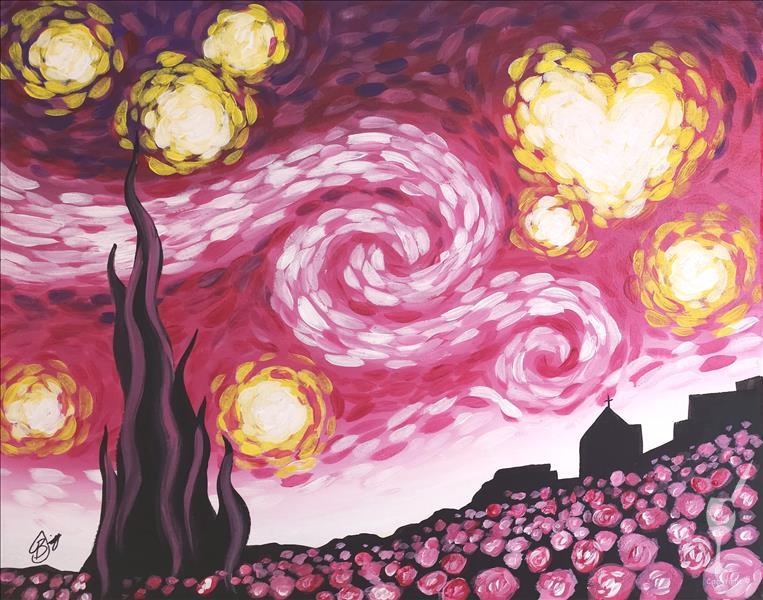 A Lovely Starry Night - Double Paint Points!