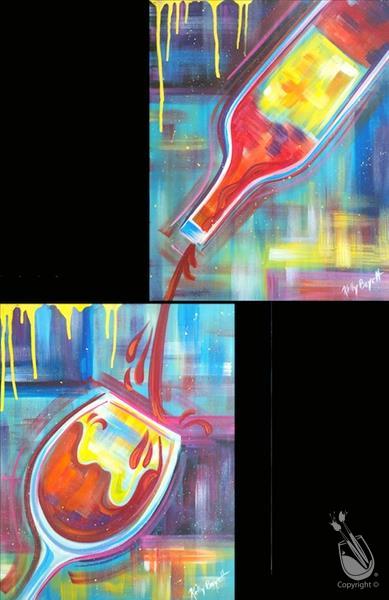 COUPLES & BFFs - Abstract Pour "Add DIY Candle"